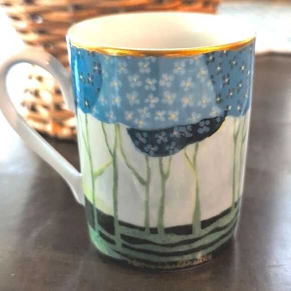 Goebel Rosina Wachtmeister Cat-Themed Porcelain Mug Coffee Cup "Luca & Luciana" - Picture 4 of 10